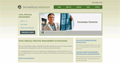 Desktop Screenshot of intrahealthgroup.com