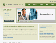 Tablet Screenshot of intrahealthgroup.com